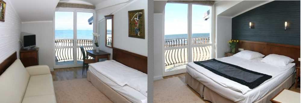 Hotel Apollo Darlowko Bagian luar foto